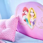 Disney hercegnős leesésgátlós gyerekágy matrac nélkül 140×70 cm